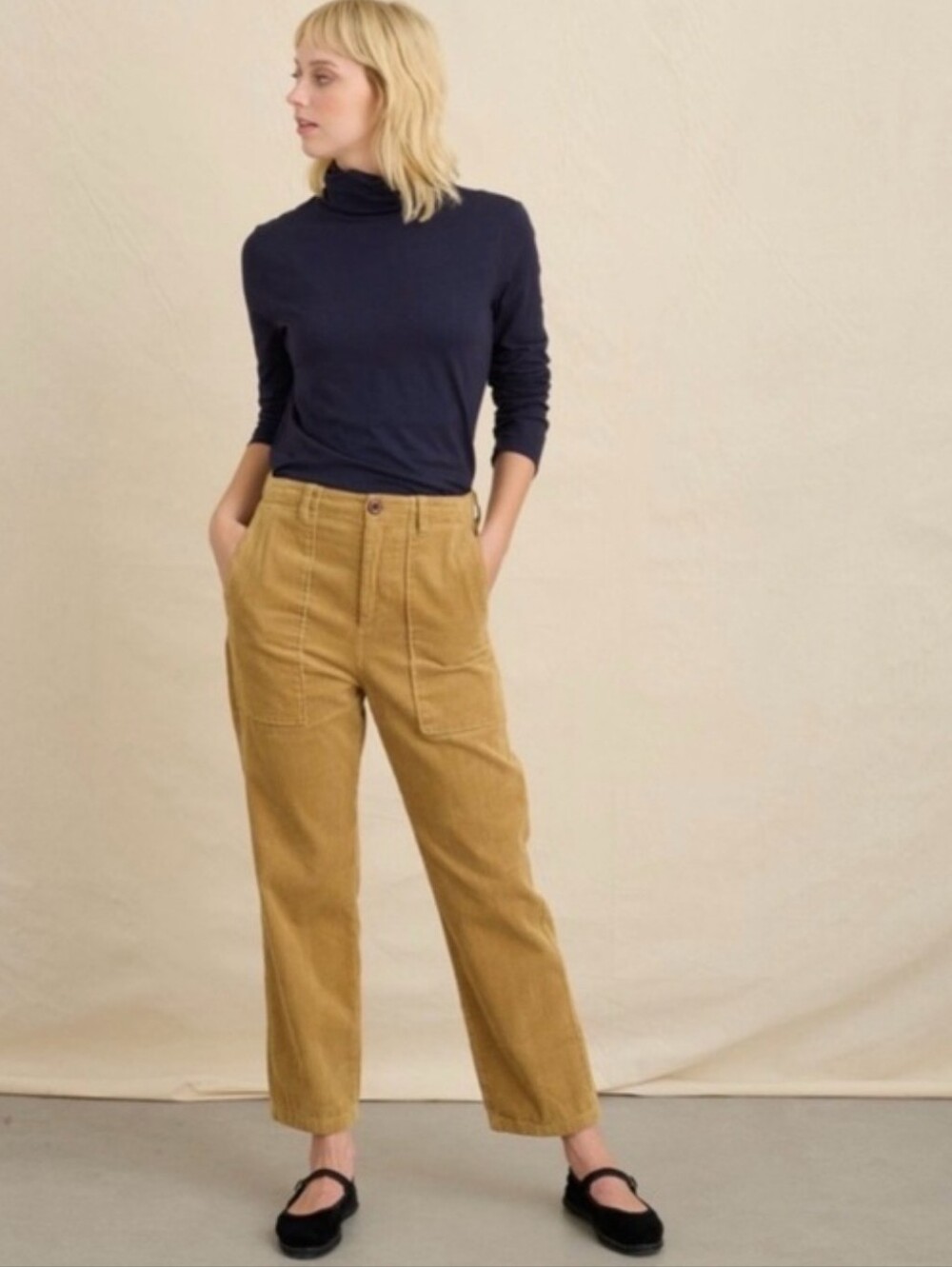 Alex Mill Neil Straight Leg Pant in Corduroy Sz 4 Cotton